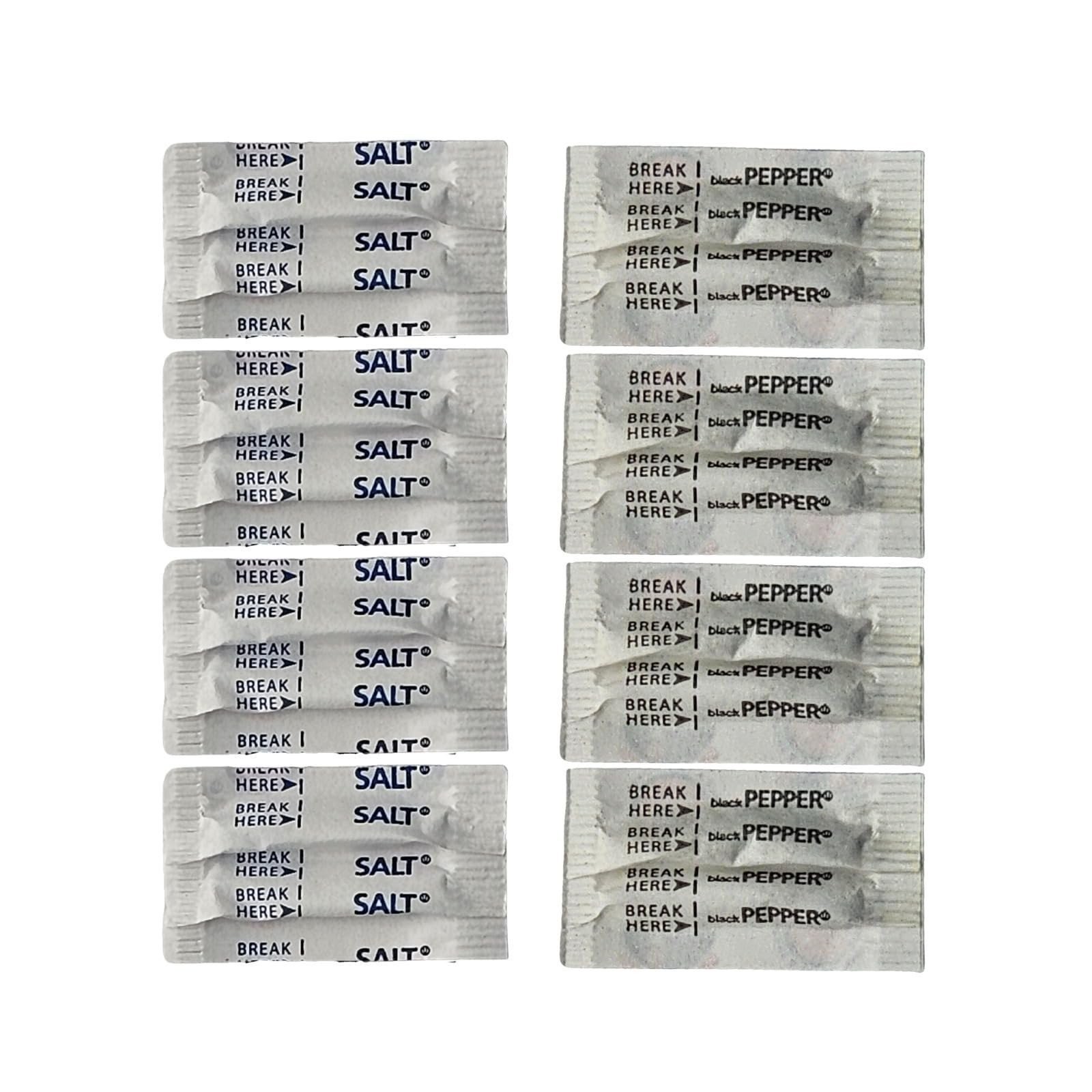 Green Direct Salt and Pepper Packets, 200 pcs, 100 Salt & 100 Pepper Packs Green Direct Salt and Pepper Packets, 200 pcs, 100 Salt & 100 Pepper Packs