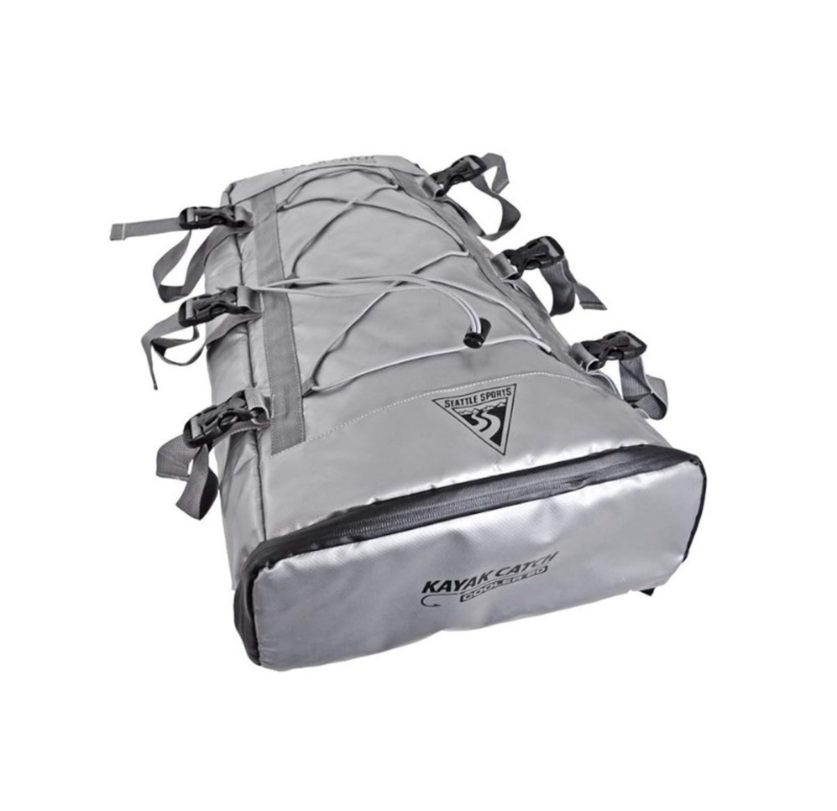 Seattle Sports Kayak Fishing Insulated Deck Top Catch Cooler Bag 18L, Silver
