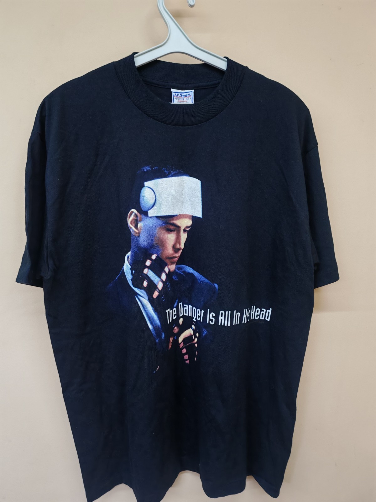 Vtg 1995 Johnny Mnemonic Movie Promo T Shirt XL Keanu Reeves All Sport USA Mint Vtg 1995 Johnny Mnemonic Movie Promo T Shirt XL Keanu Reeves All Sport USA Mint