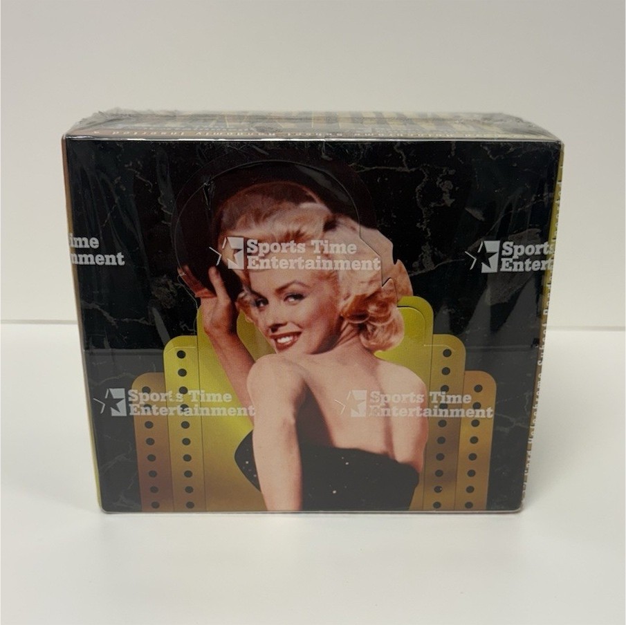 1995 Sports Time Marilyn Monroe Factory Sealed Trading Card Box 1995 Sports Time Marilyn Monroe Factory Sealed Trading Card Box