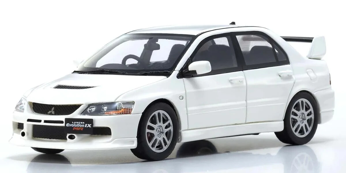 KYOSHO ORIGINAL 1/43scale Mitsubishi Lancer Evolution IX MR (White) KSR43111W