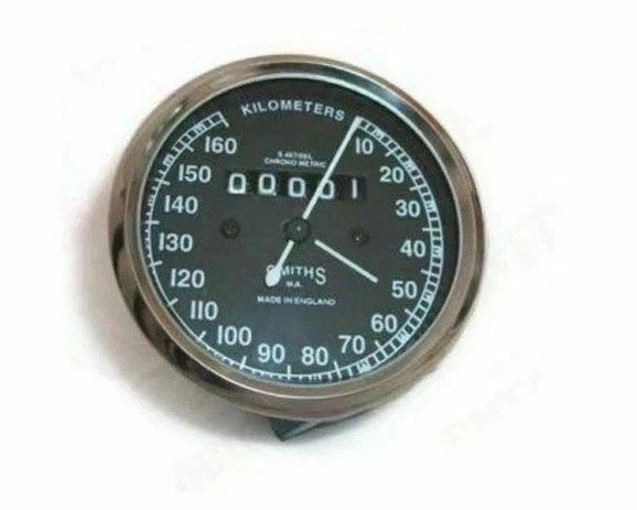 Replica Smiths Speedo 160 Kph Fit for Royal Enfield BSA Norton Triumph Fast Ship