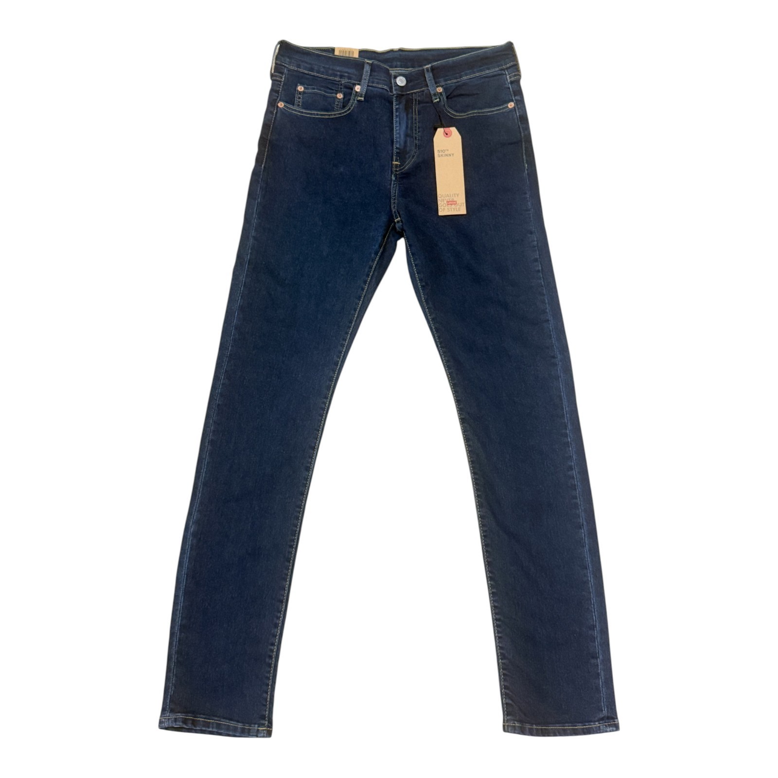 NWT LEVI\'S 510 SKINNY STRETCH BLUE JEANS MEN\'S 32X32 BIG E DENIM PANTS 0510-0139 NWT LEVI\'S 510 SKINNY STRETCH BLUE JEANS MEN\'S 32X32 BIG E DENIM PANTS 0510-0139