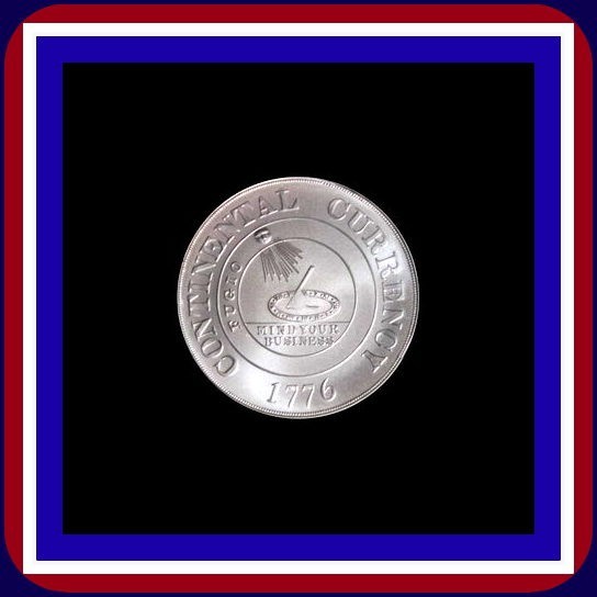 1776 Continental Fugio Currency 1 TROY Oz. Fine .999% Silver /2023 Mint Restrike
