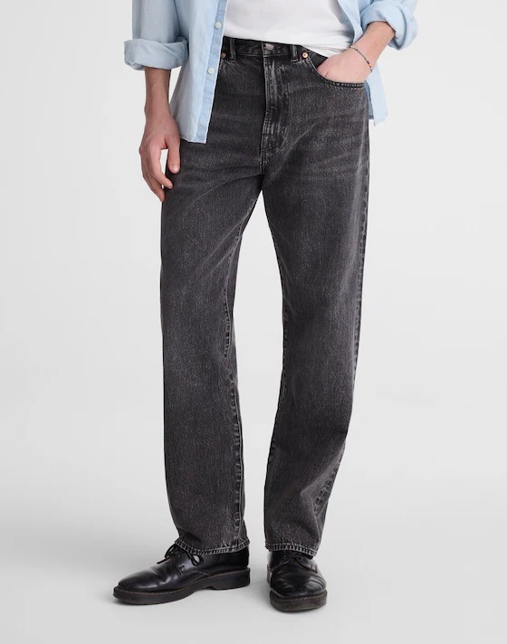 Madewell Men\'s Black The 1991 Loose Straight Casual Everyday School Jeans 32×30 Madewell Men\'s Black The 1991 Loose Straight Casual Everyday School Jeans 32×30