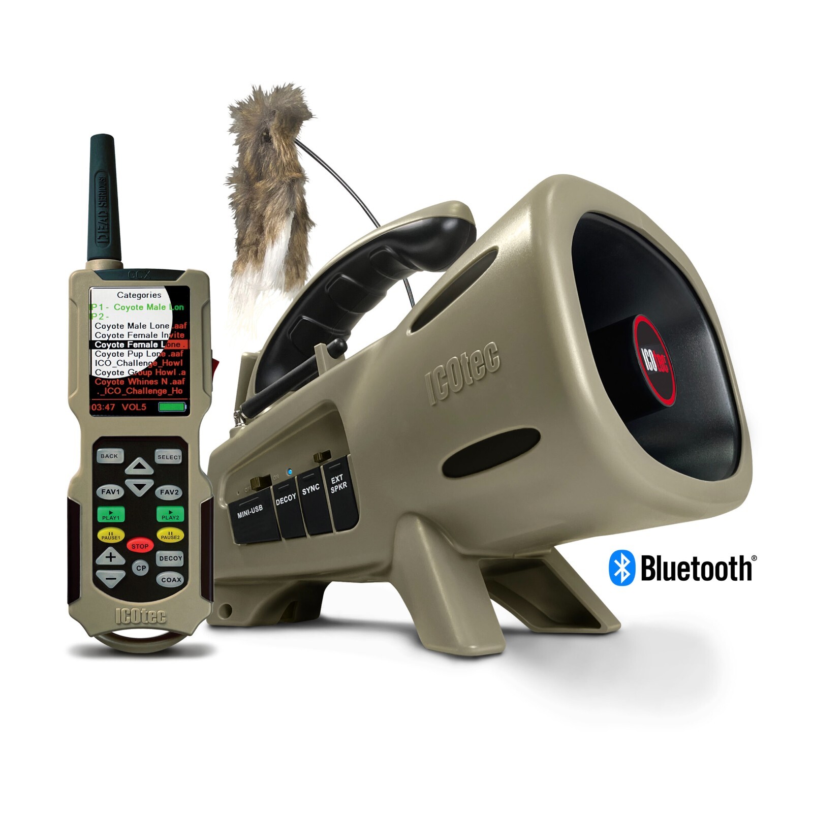 ICOtec The Outlaw + Programmable Game Call/Decoy Combo Electronic Hunting NEW