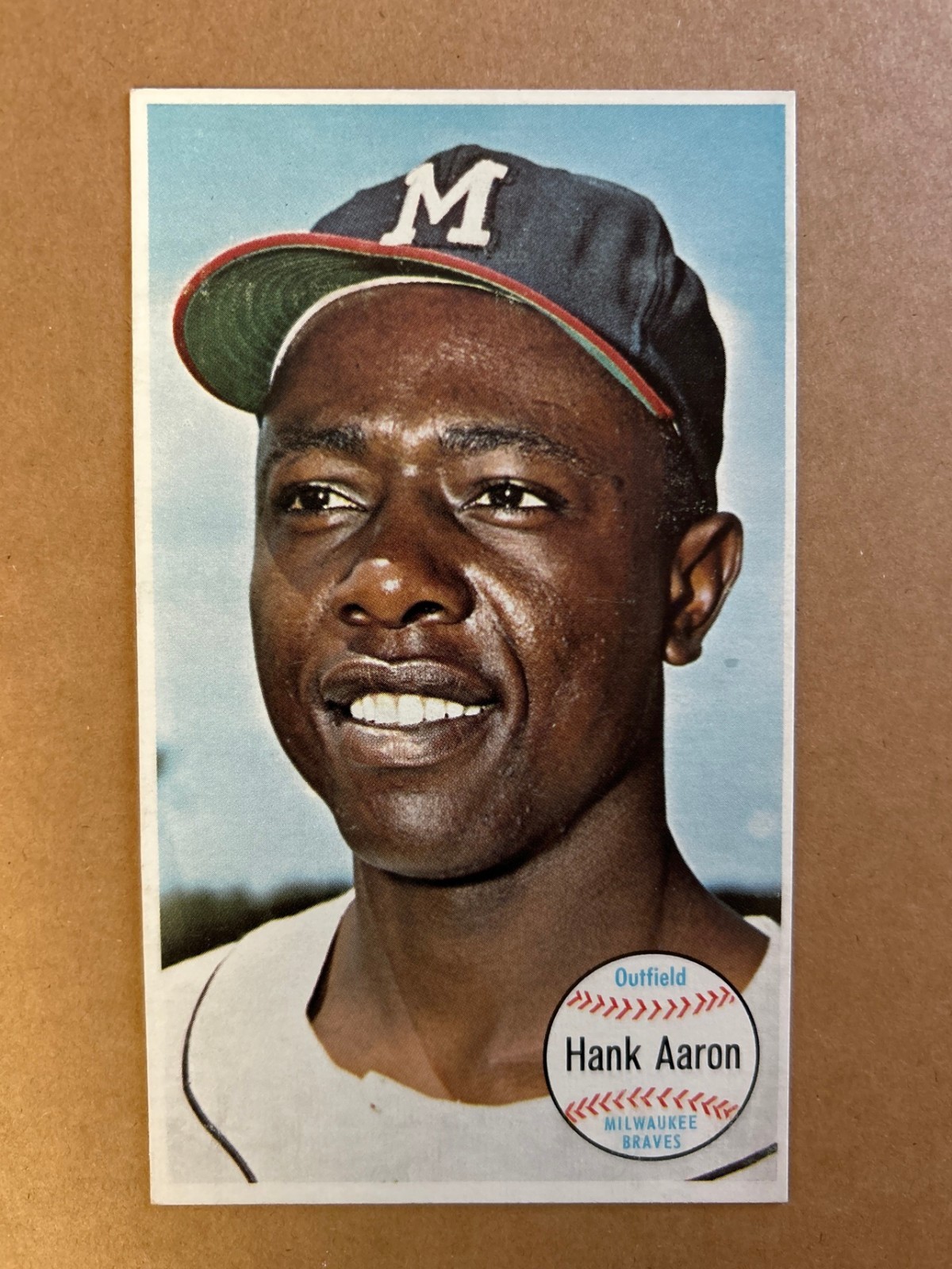 1964 Topps Giants #49 Hank Aaron Braves EX-NM HOF Batting Champ