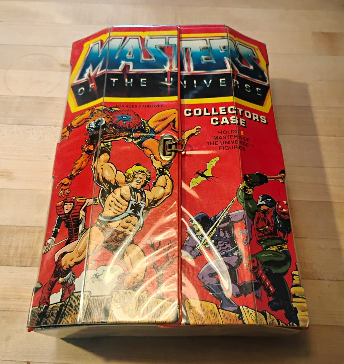 Vtg 1984 Masters of the Universe Collectors Case Action Figure Storage