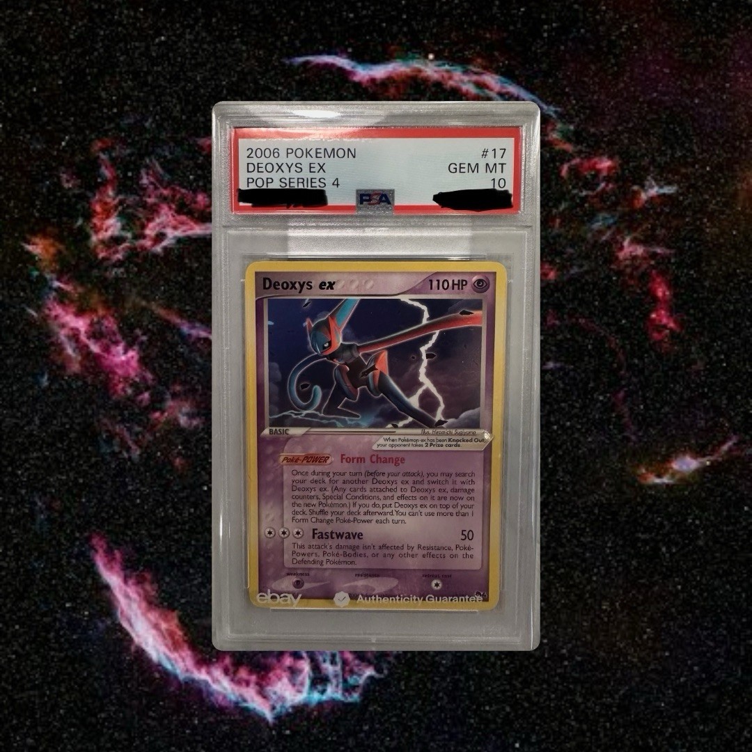 POP 19 2006 POKEMON POP SERIES 4 DEOXYS ex #17 PSA 10