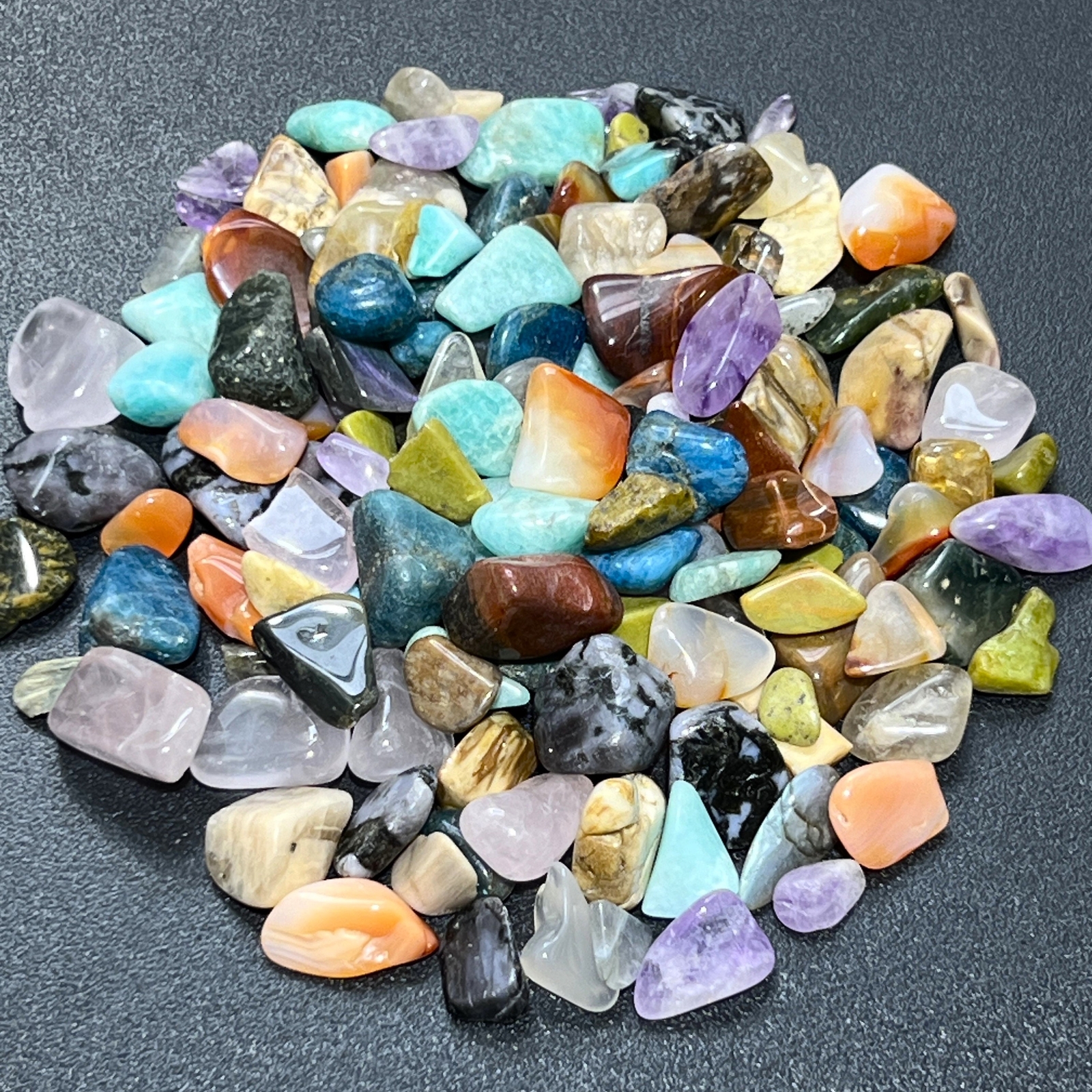 Extra Quality Premium Small Tumbled Stone Mix (By The Ounce Or Pound) Wholesale Extra Quality Premium Small Tumbled Stone Mix (By The Ounce Or Pound) Wholesale