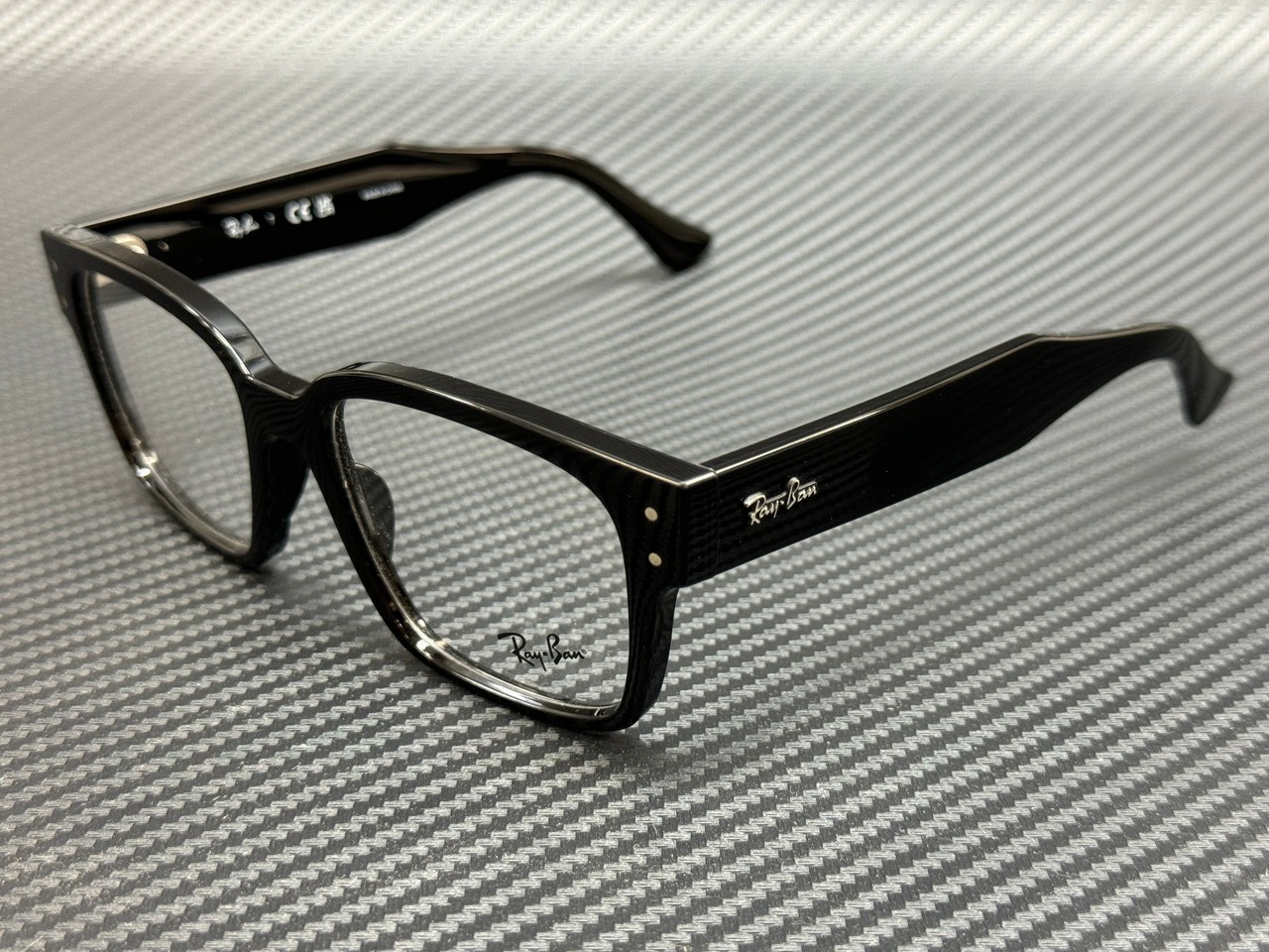 RAY BAN RX7256 8260 Black Unisex 51 mm Eyeglasses