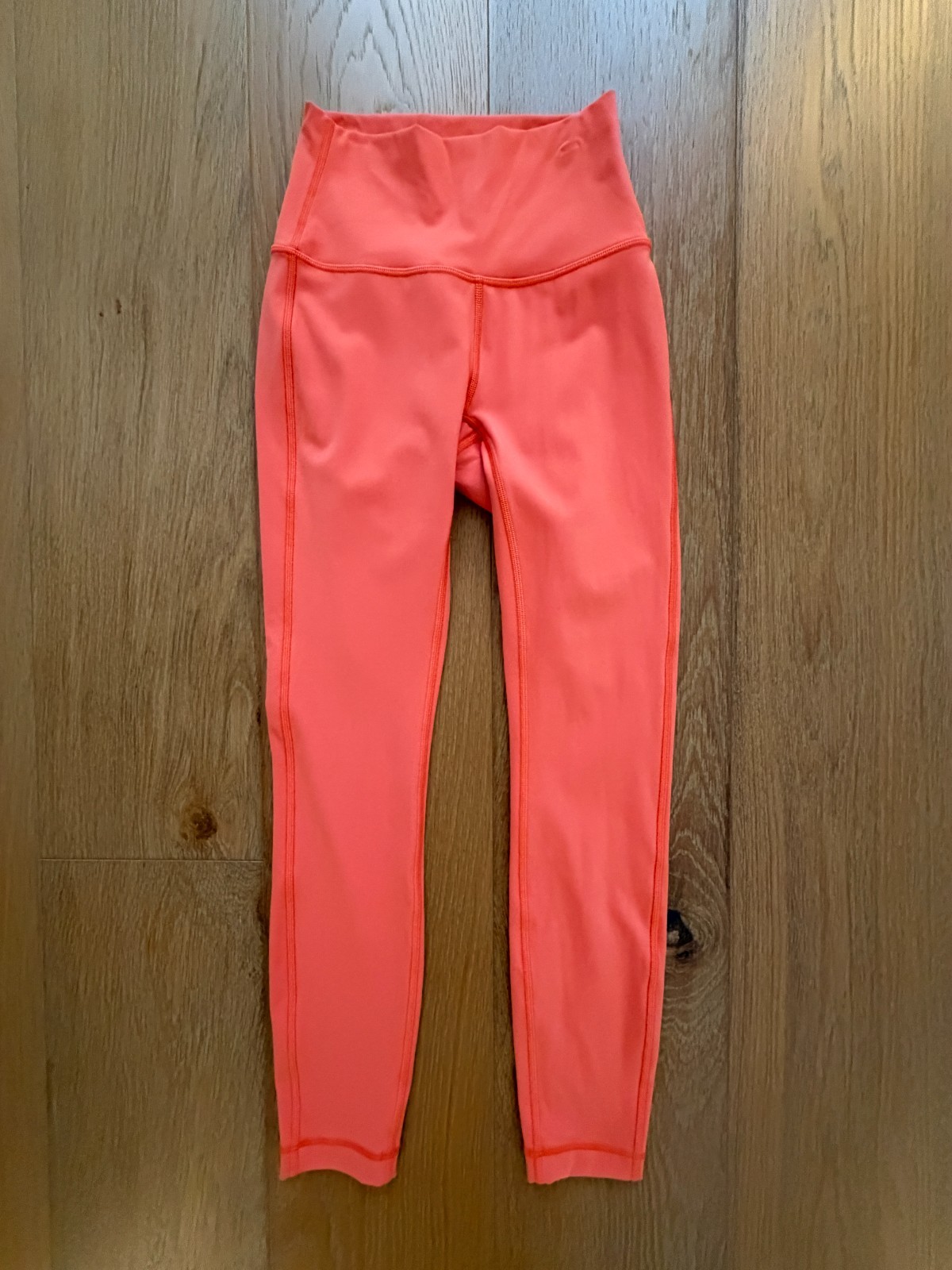 Lululemon Women\'s Wunder Under Orange Soda Luxtreme Leggings Size 2 Lululemon Women\'s Wunder Under Orange Soda Luxtreme Leggings Size 2