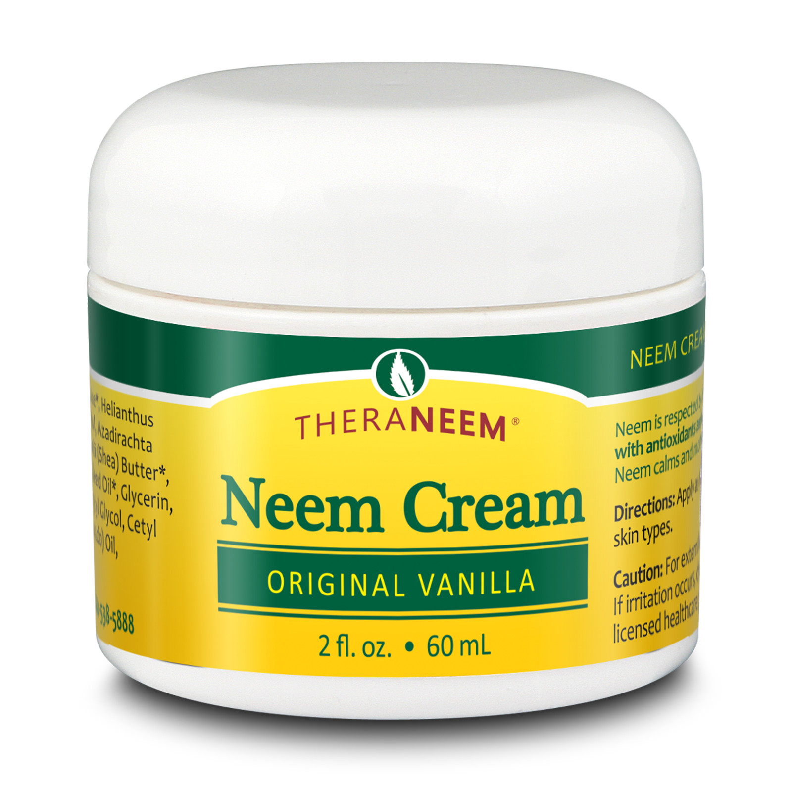 TheraNeem Cream Original | Vanilla | 2 Ounce Cream