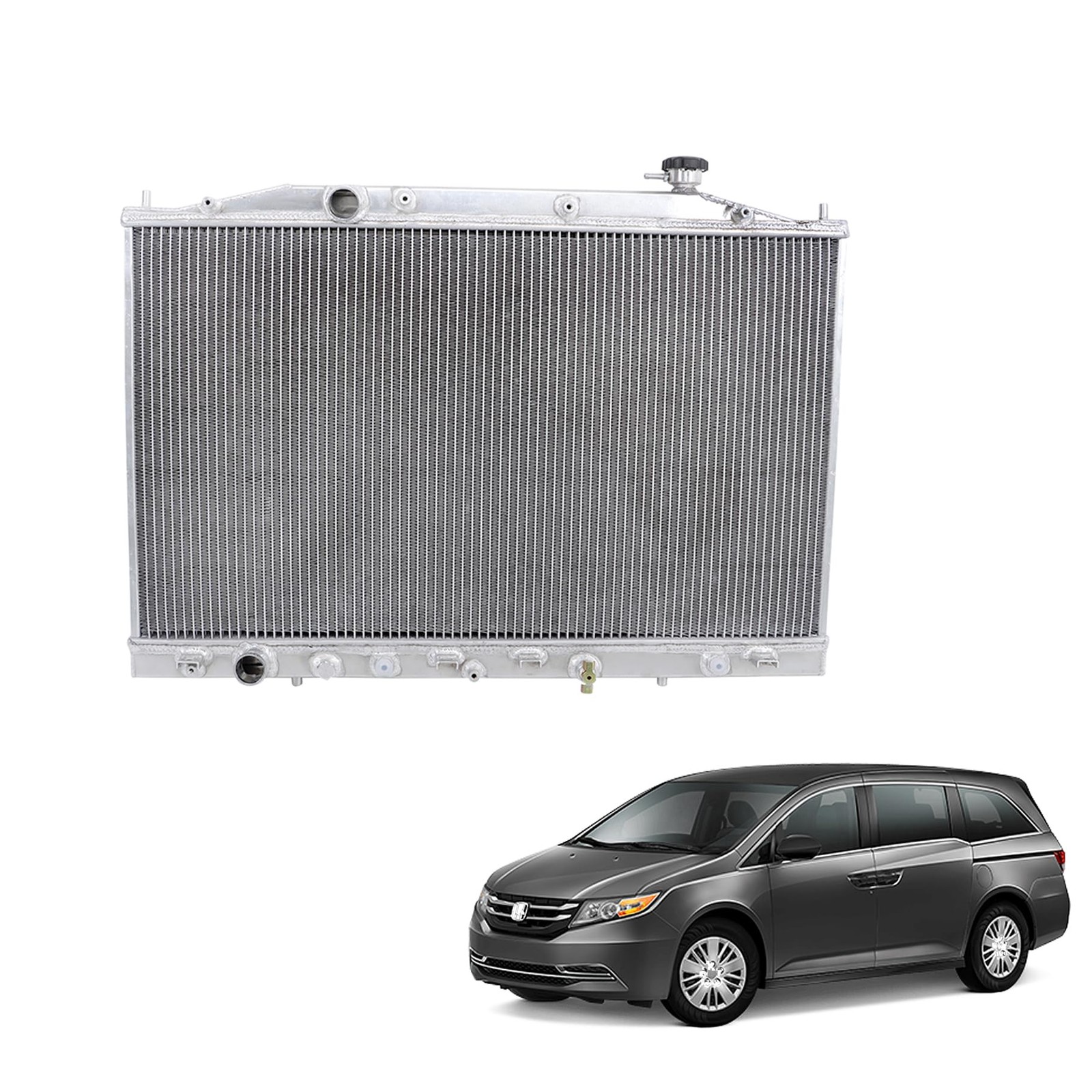 Full Aluminum Radiator Replacement for Odyssey 2011-2017