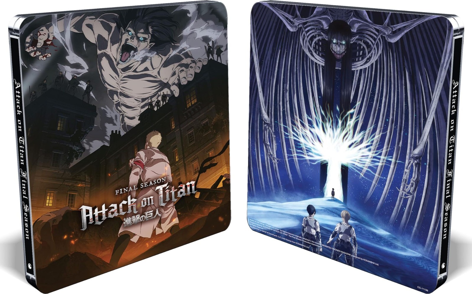 Steelbook Attack on Titan - Complete Final Season (Blu-ray) NEW