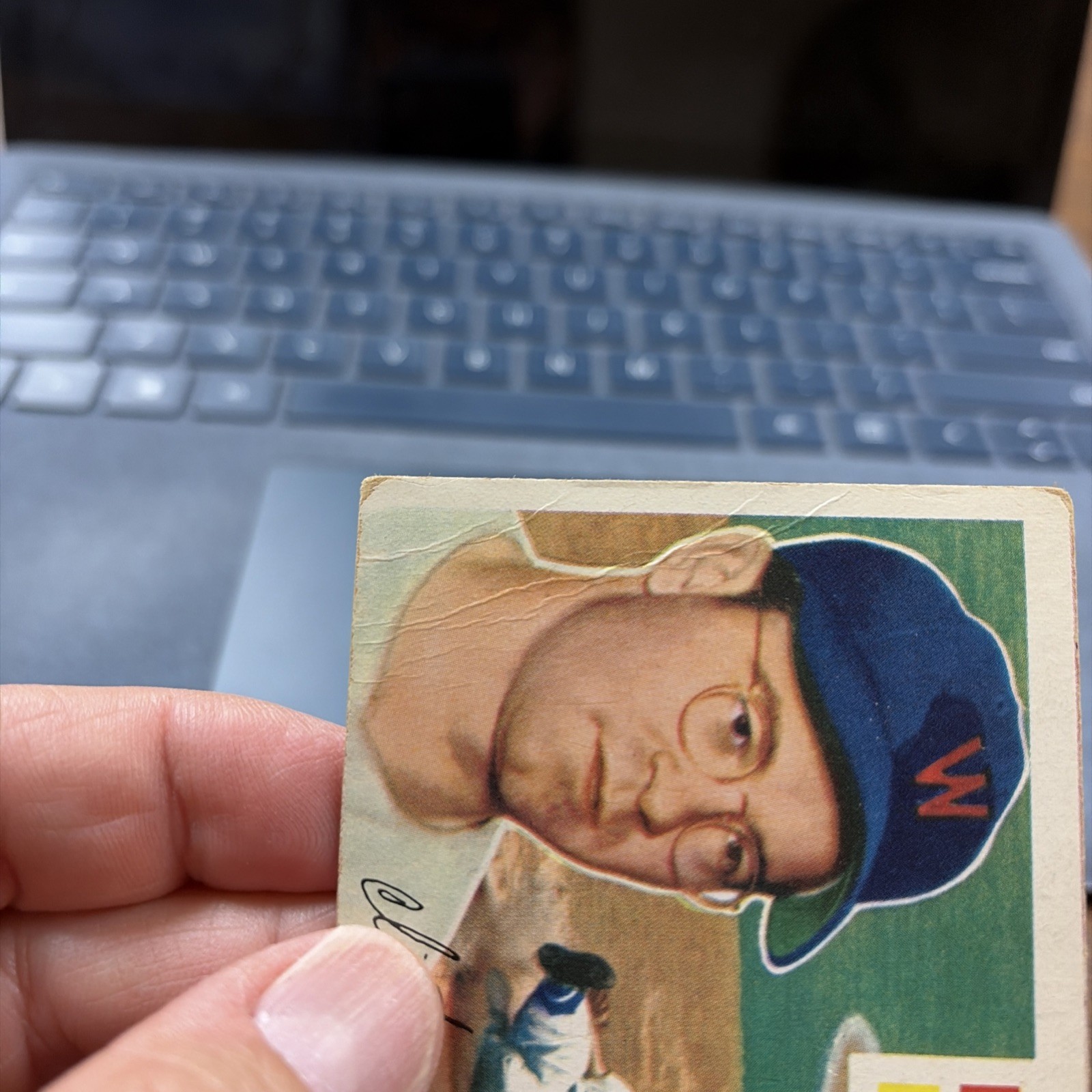 1956 Topps Set-Break #159 Clint Courtney Low Grade (White Back)