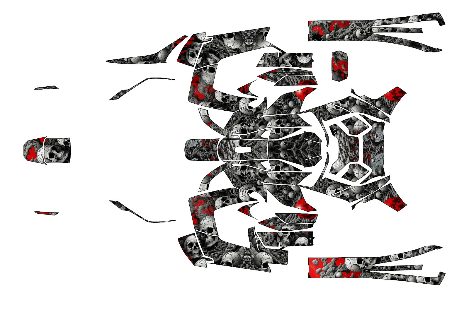 2019-2023 Can Am Ryker Wrap Graphics Kits GRAPHIC VINYL DECALS Grapfix sticker