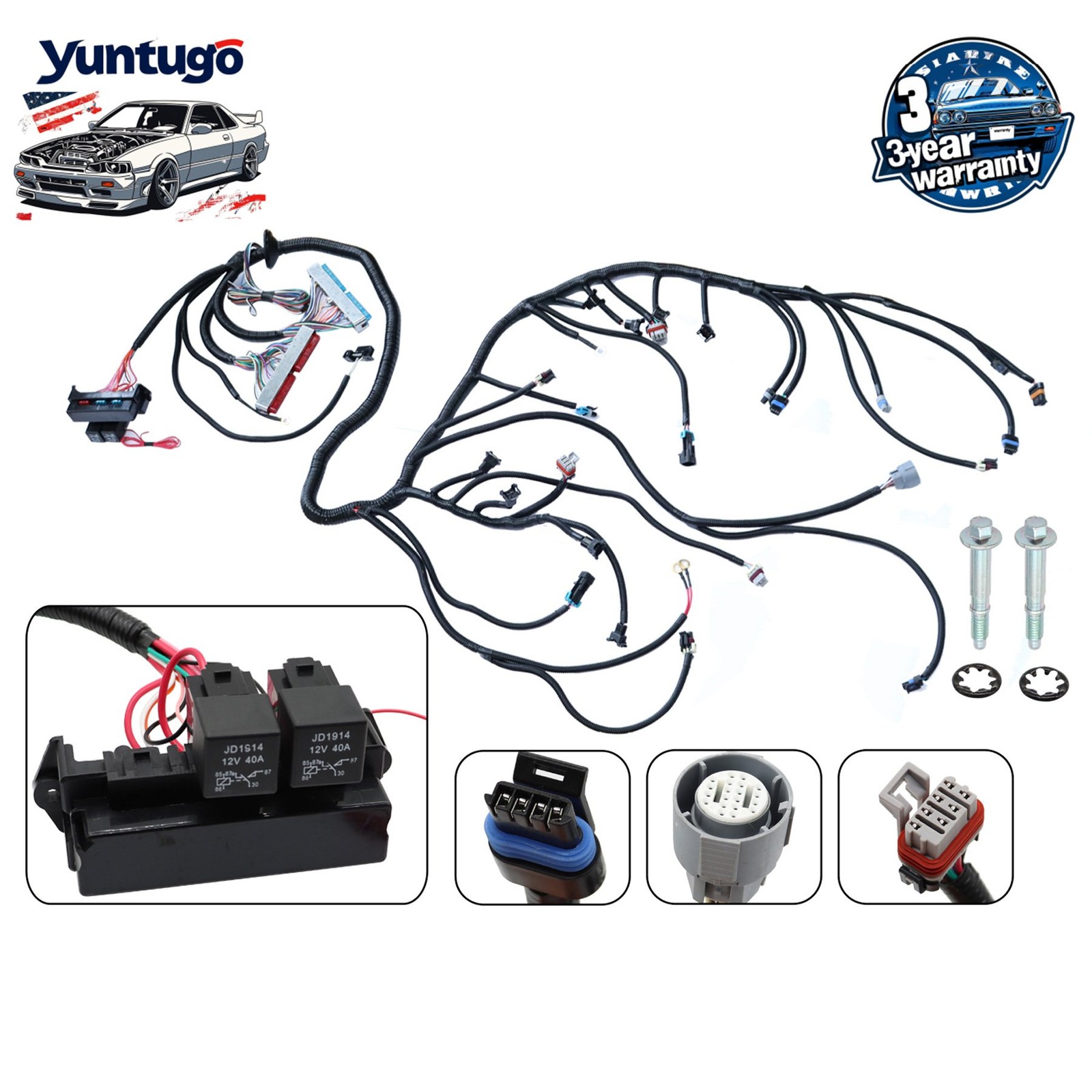 Wiring Harness Stand Alone For LS SWAPS DBC 4.8 5.3 6.0 1999-2006 LS1-4L60E