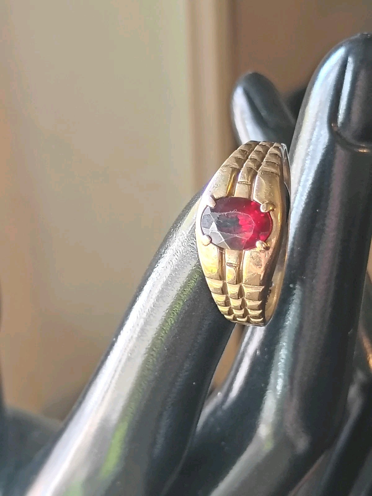 10k Gold & Garnet Ring 