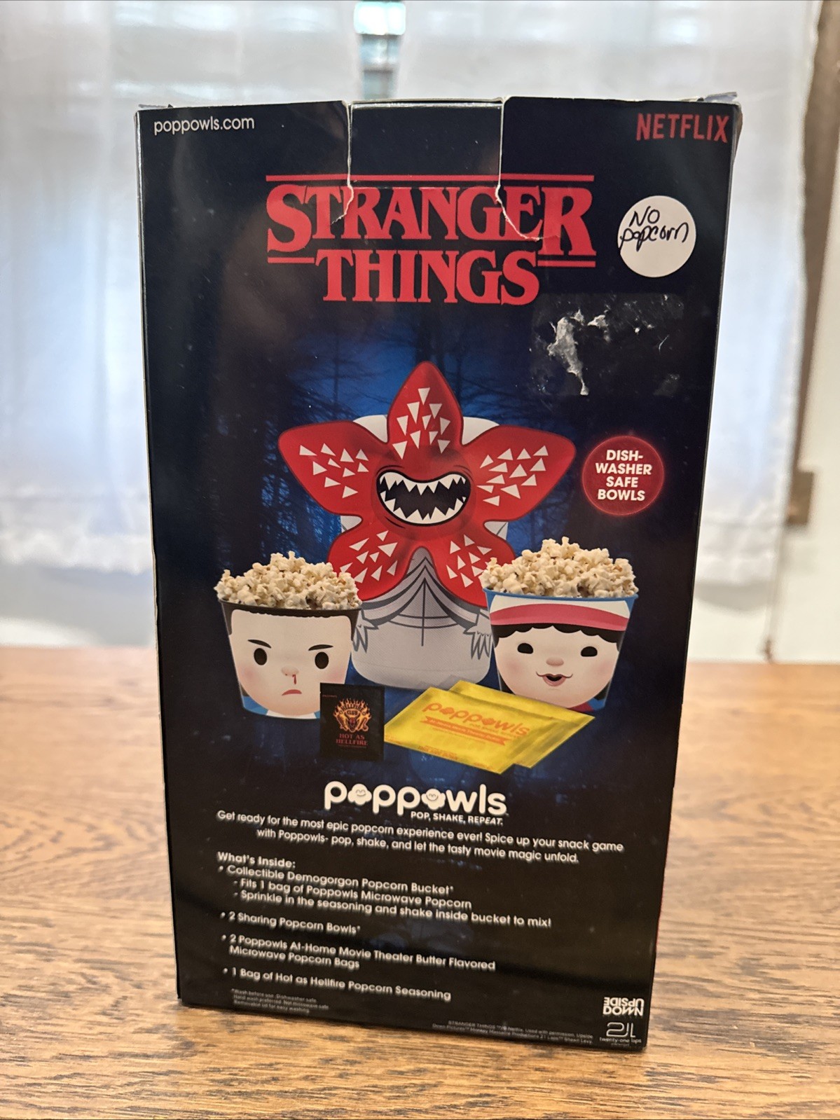 Poppowls Netflix STRANGER THINGS Demogorgon Popcorn Bucket Movie Night NoPopcorn Poppowls Netflix STRANGER THINGS Demogorgon Popcorn Bucket Movie Night NoPopcorn