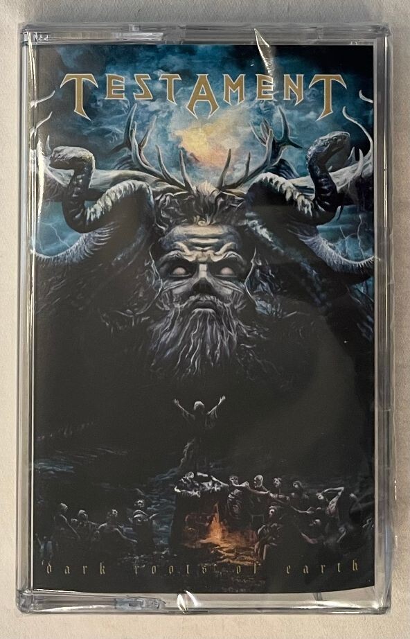 Testament - Dark Roots Of Earth (New BLUE Cassette / NBR 2968-5) Dragonlord