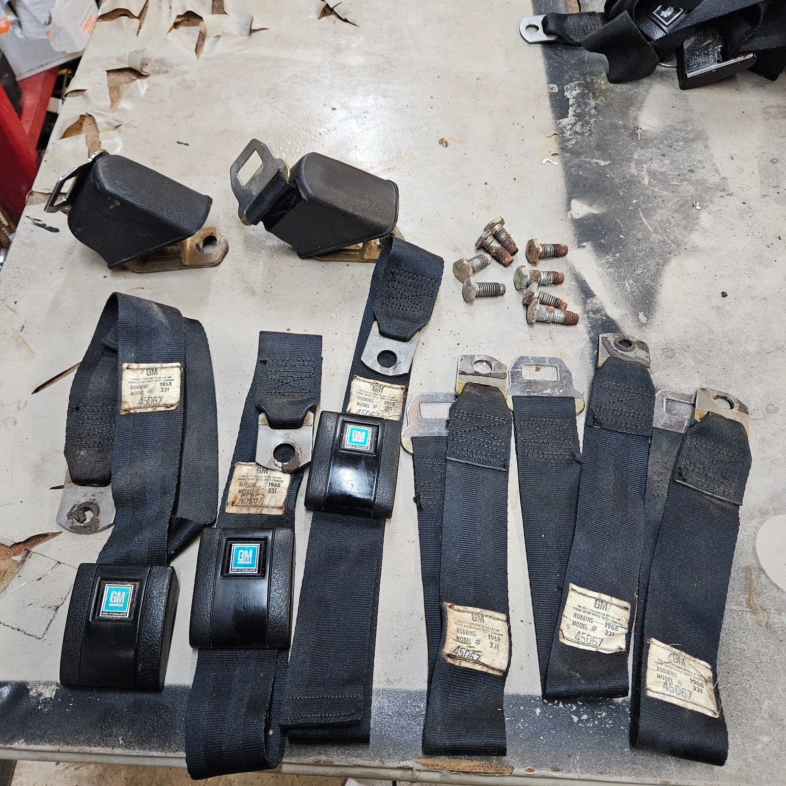 1964-72 Chevelle, GTO, Cutlass, GM A Body Black Seatbelts 1964-72 Chevelle, GTO, Cutlass, GM A Body Black Seatbelts
