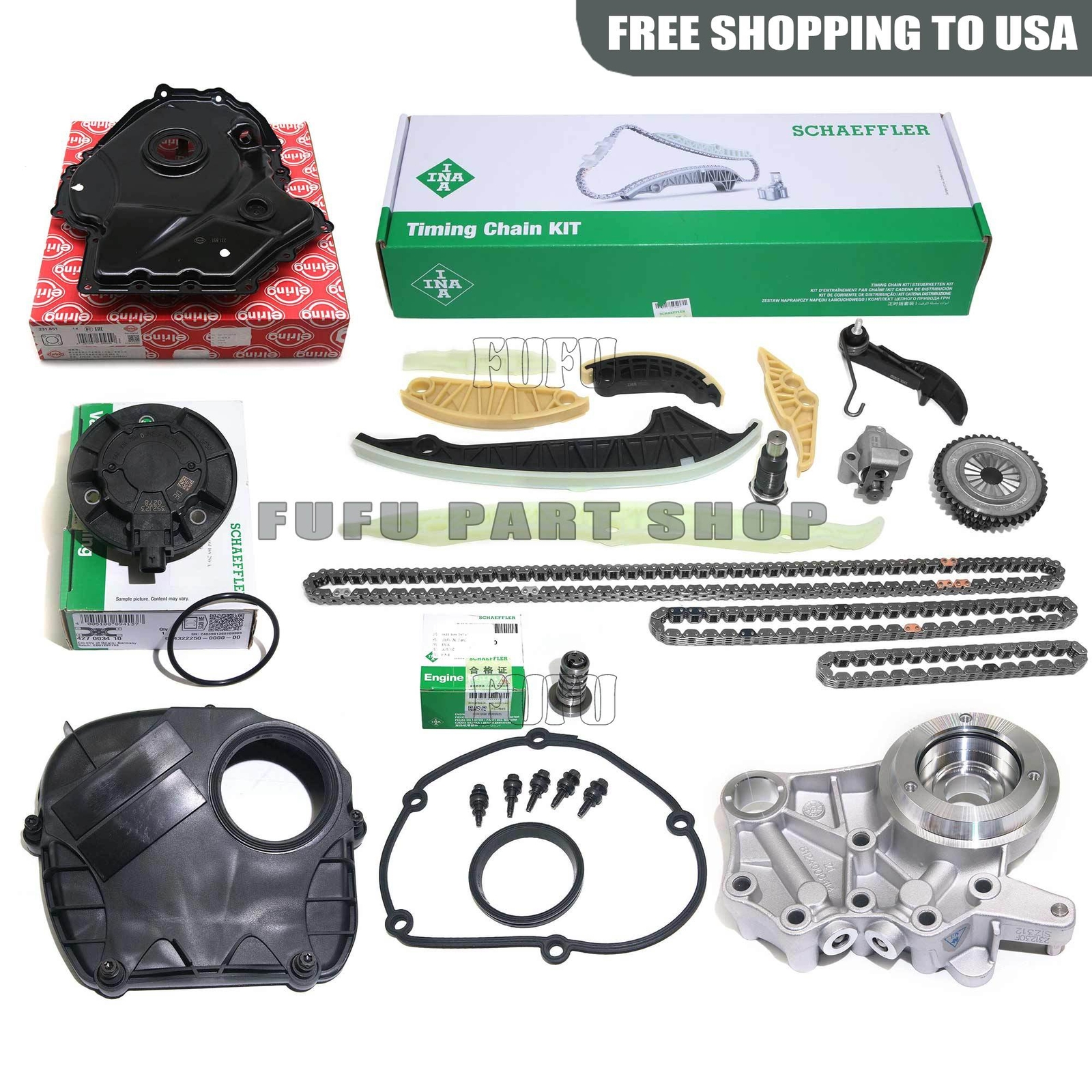OEM Upgraded Timing Chain Kit For VW CC Jetta Tiguan Audi A4 A5 A6 Q5 1.8 2.0T