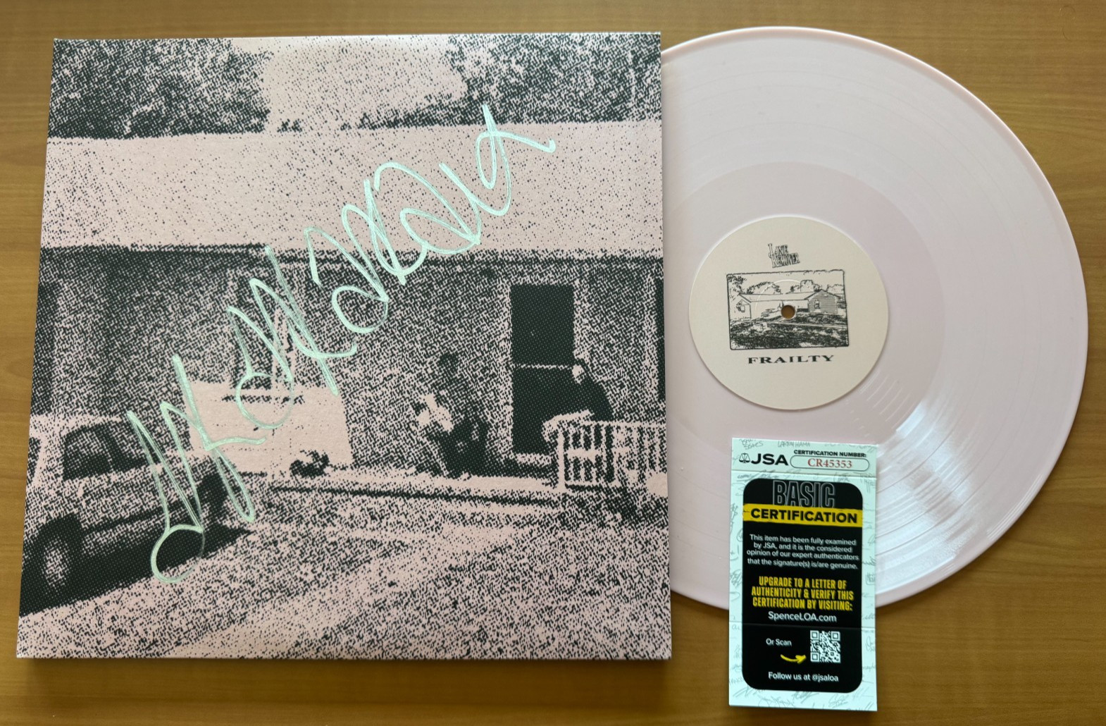 Jane Remover Signed Autographed Frailty LP Vinyl Album JSA COA Authenticated Jane Remover Signed Autographed Frailty LP Vinyl Album JSA COA Authenticated