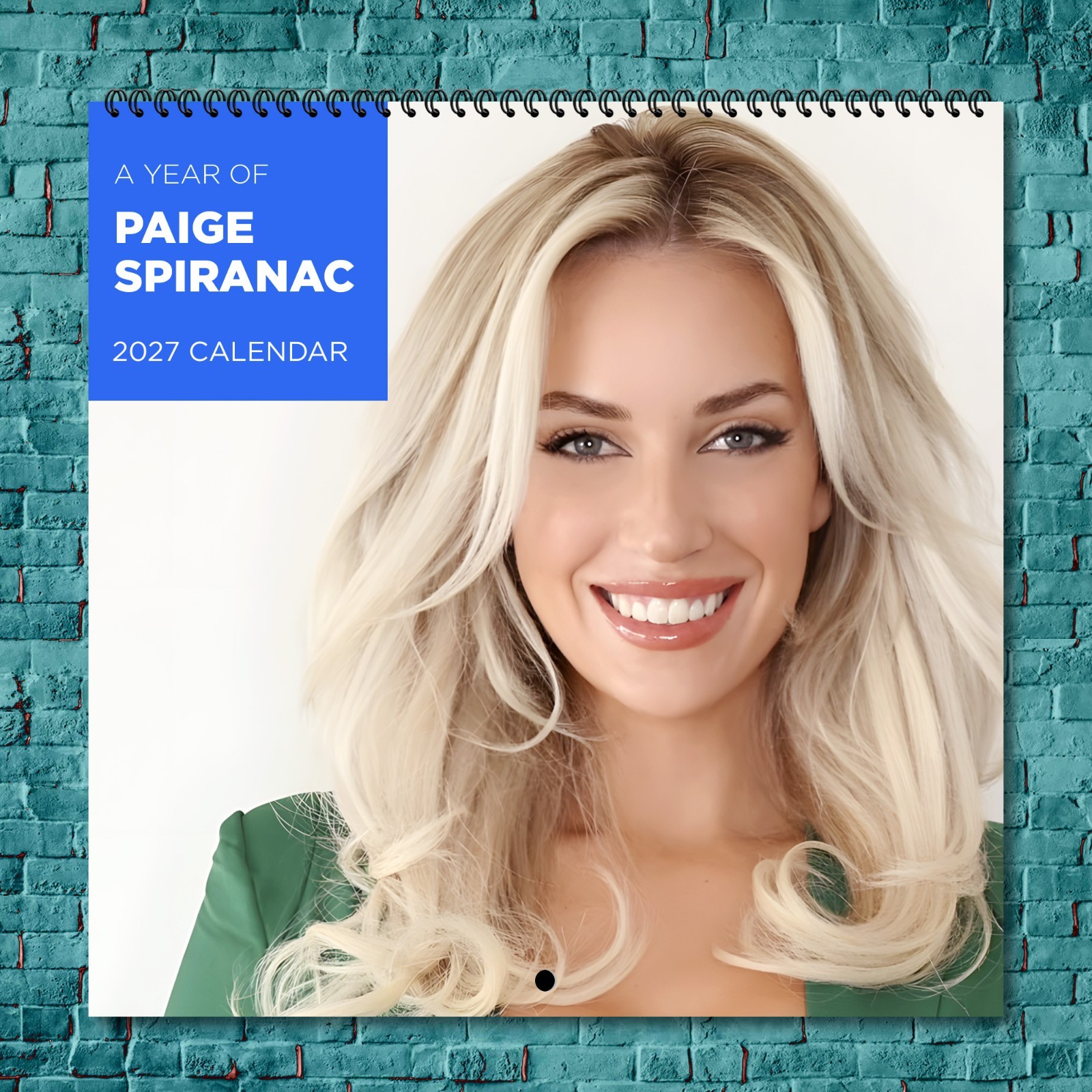 Paige Spiranac 2027 Wall Calendar 12 Month Celebrity Photo Fan Collectible