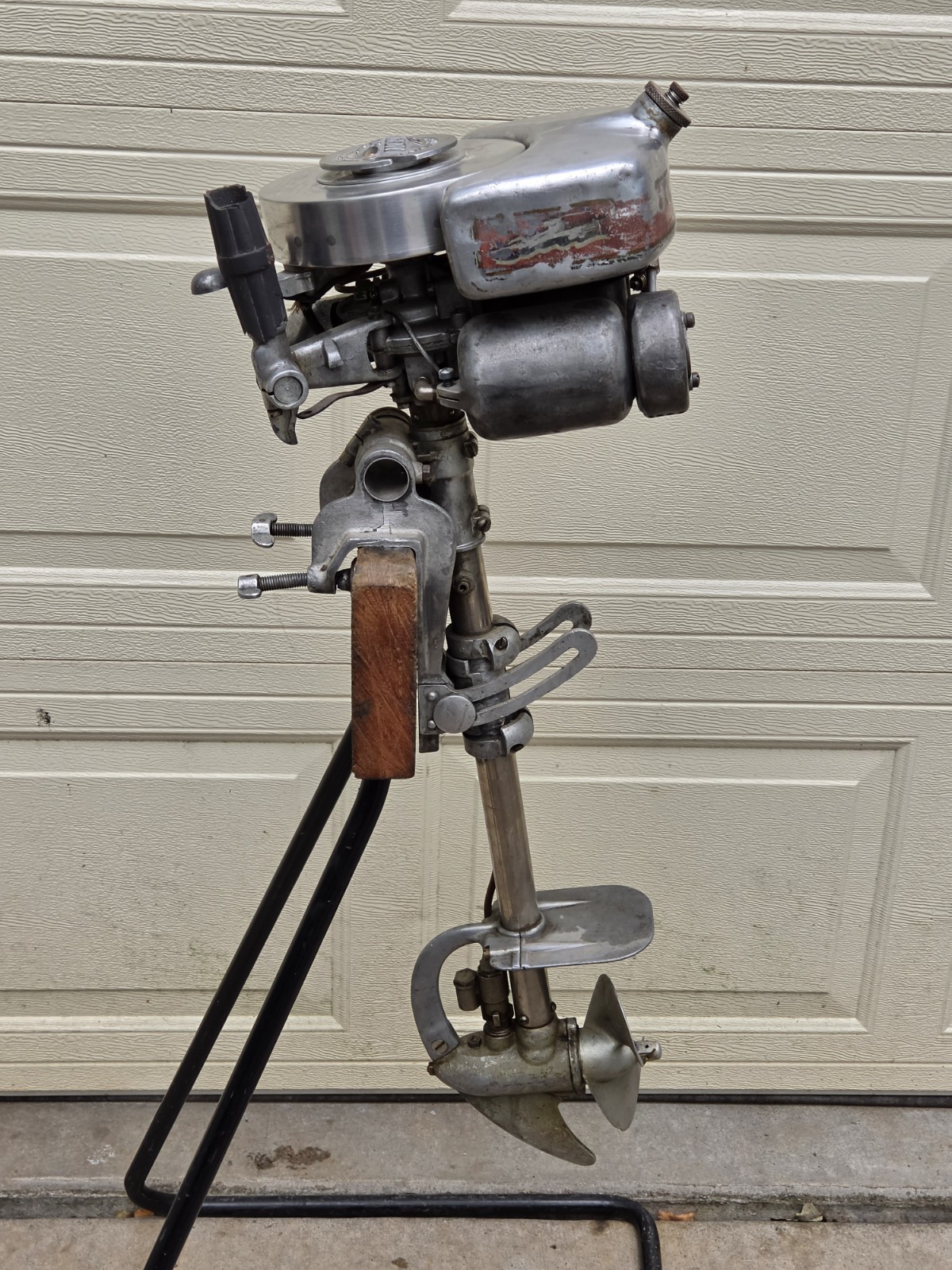 Antique 1933 Johnson Seahorse J-65 1.4hp Single Cylinder Outboard Boat Motor