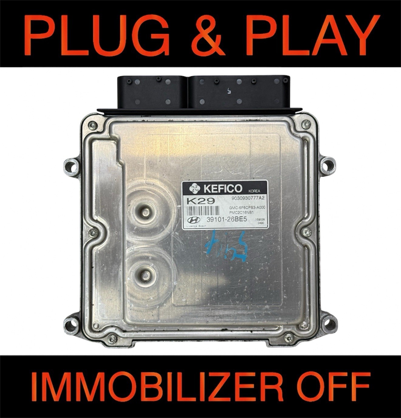 2006-2009 Hyundai Accent 1.6L Engine Computer ECU ECM 39101-26BE5 PROGRAMMED
