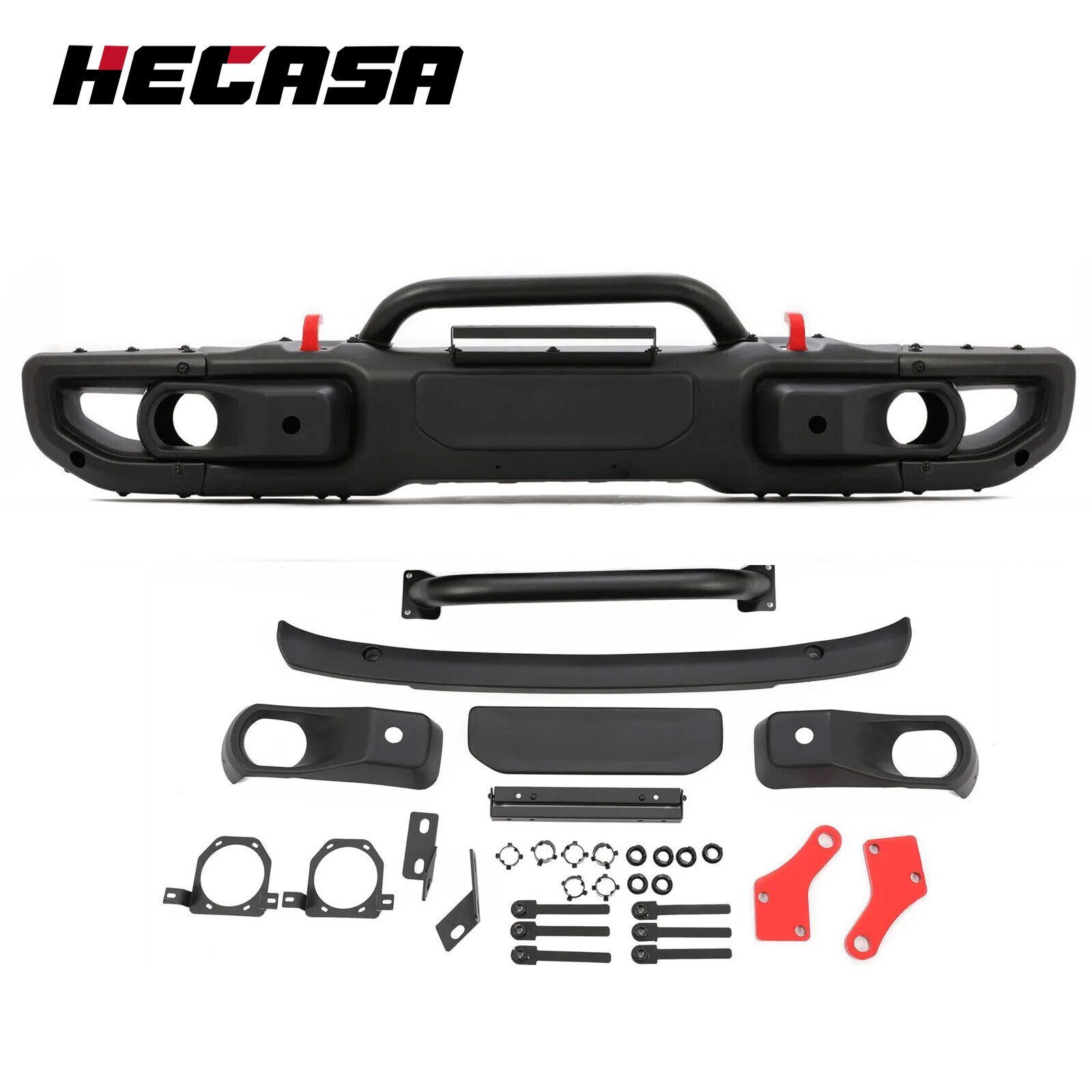 10th Anniversary Front Bumper Kit w/Sensors For Jeep Wrangler JL Gladiator 18-26