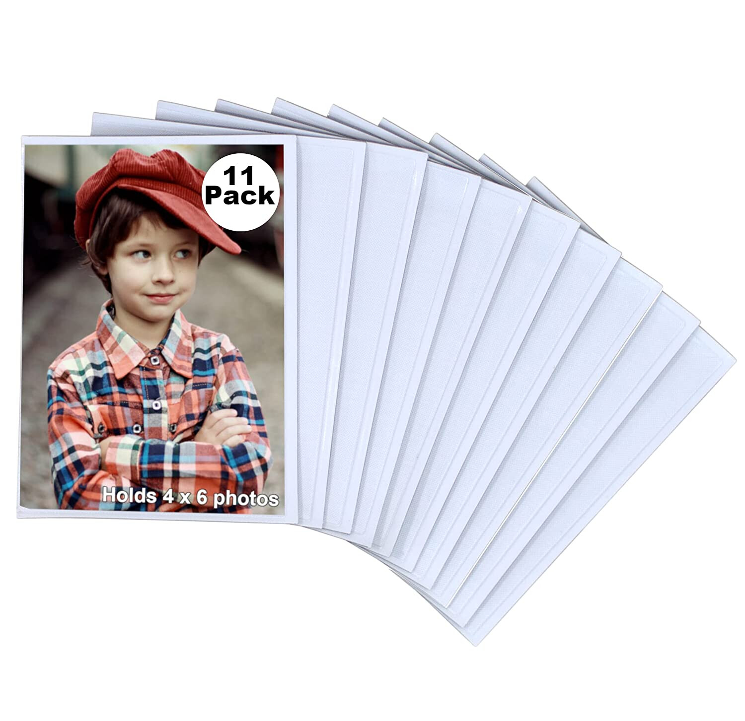 11 Pack Magnetic Photo Sleeves 4x6 Picture Holder Wall Decoration Fridge Magnet