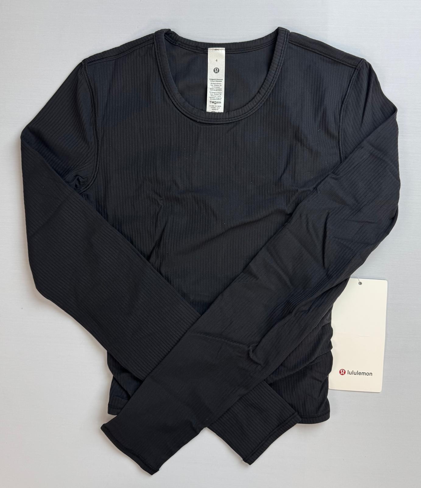 lululemon All It Takes Back-Twist Ribbed Long-Sleeve Shirt Choose Your Size. NWT lululemon All It Takes Back-Twist Ribbed Long-Sleeve Shirt Choose Your Size. NWT