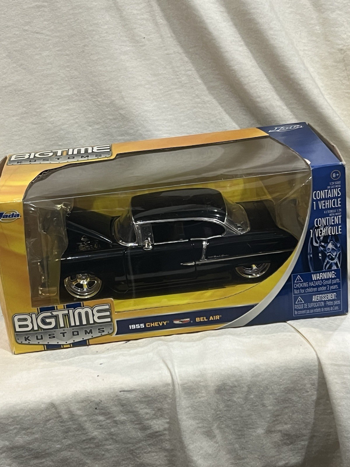 1:24 Jada BigTime Kustom 1955 Chevy Belair. With Original Box 1:24 Jada BigTime Kustom 1955 Chevy Belair. With Original Box