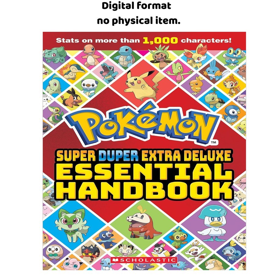 Super Duper Extra Deluxe Essential Handbook (Pokém, Scholastic 2024 Super Duper Extra Deluxe Essential Handbook (Pokém, Scholastic 2024