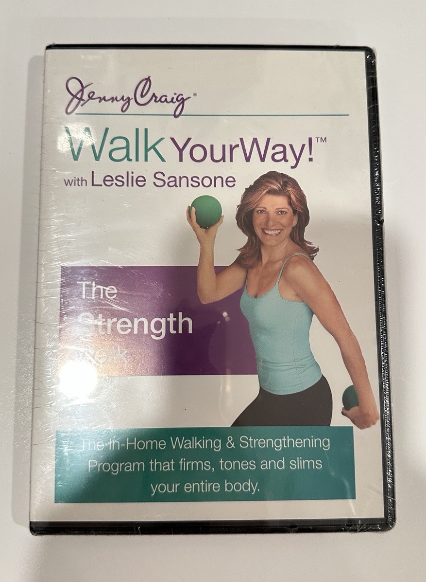 Jenny Craig Walk Your Way The Strength Walk DVD With Leslie Sansone NEW