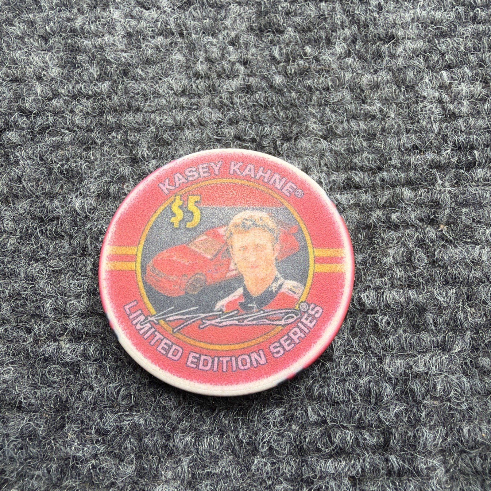 Vintage Kasey Kahne Hard Rock Tampa Casino Chip Limited Edition $5 Denom Rare Vintage Kasey Kahne Hard Rock Tampa Casino Chip Limited Edition $5 Denom Rare