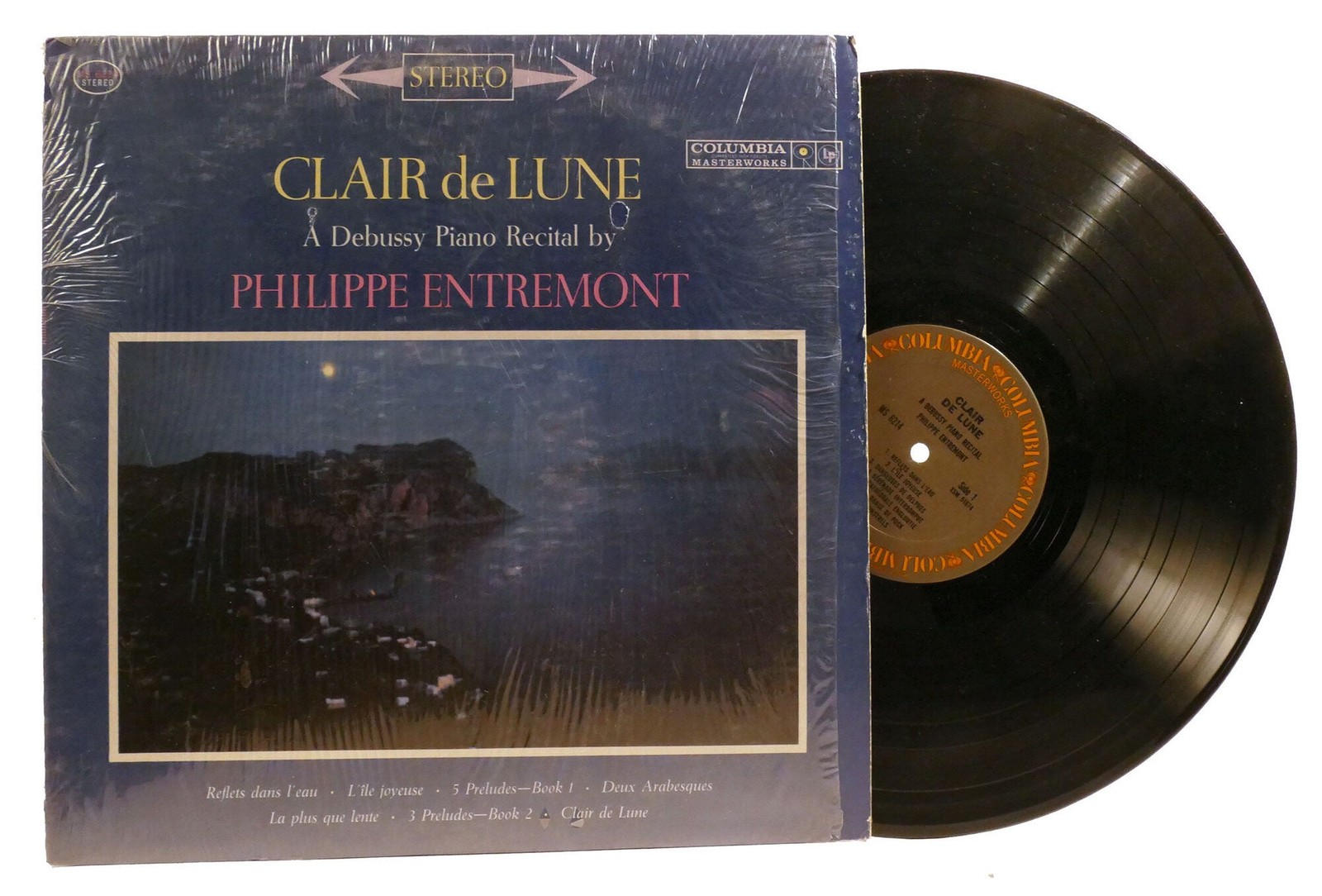 Philippe Entremont CLAIR DE LUNE VINYL LP A Debussy Piano Recital MS 6214 Philippe Entremont CLAIR DE LUNE VINYL LP A Debussy Piano Recital MS 6214