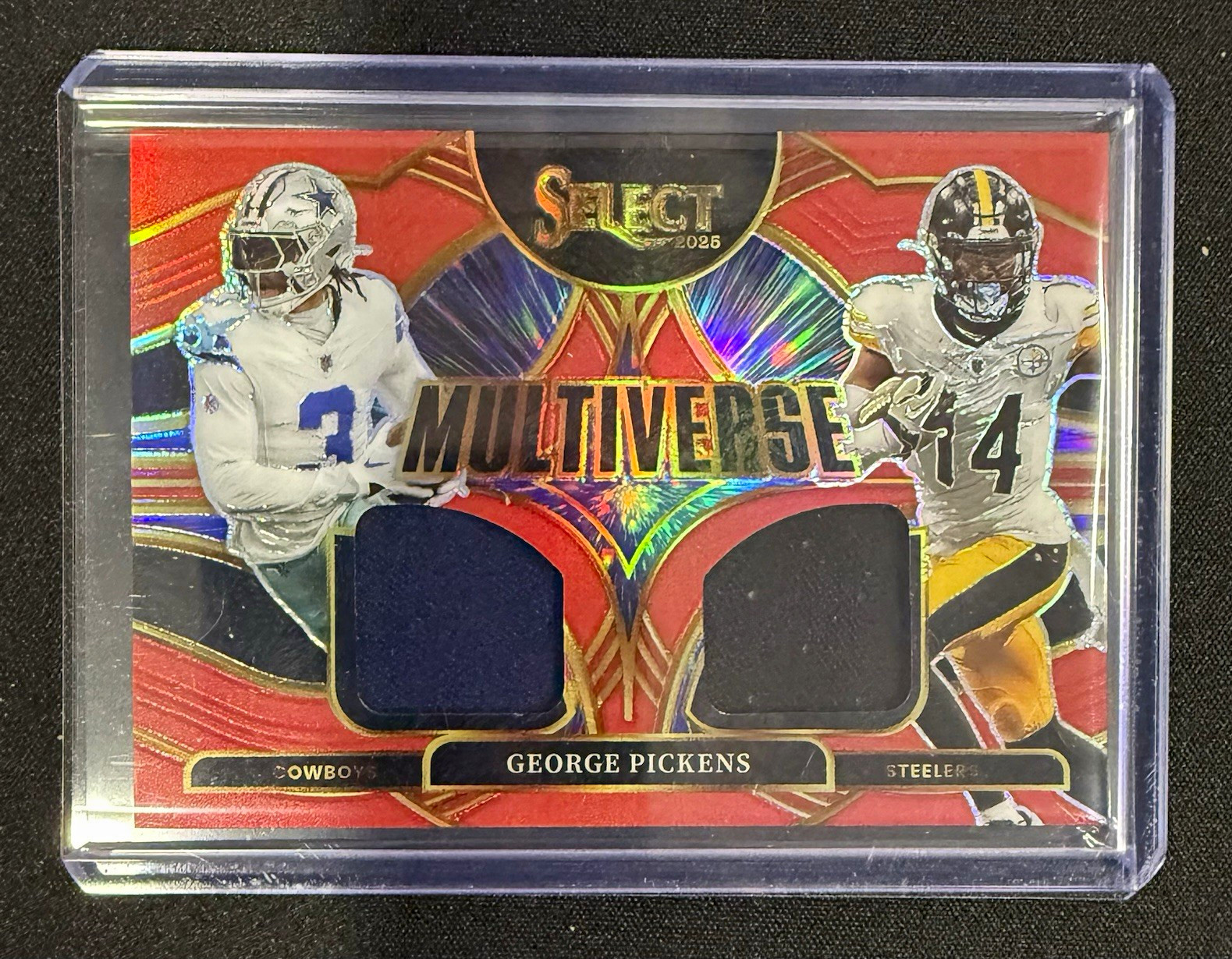 Panini 2025 Select Multiverse Red Prizm George Pickens #MVJ-GPS MEM Panini 2025 Select Multiverse Red Prizm George Pickens #MVJ-GPS MEM
