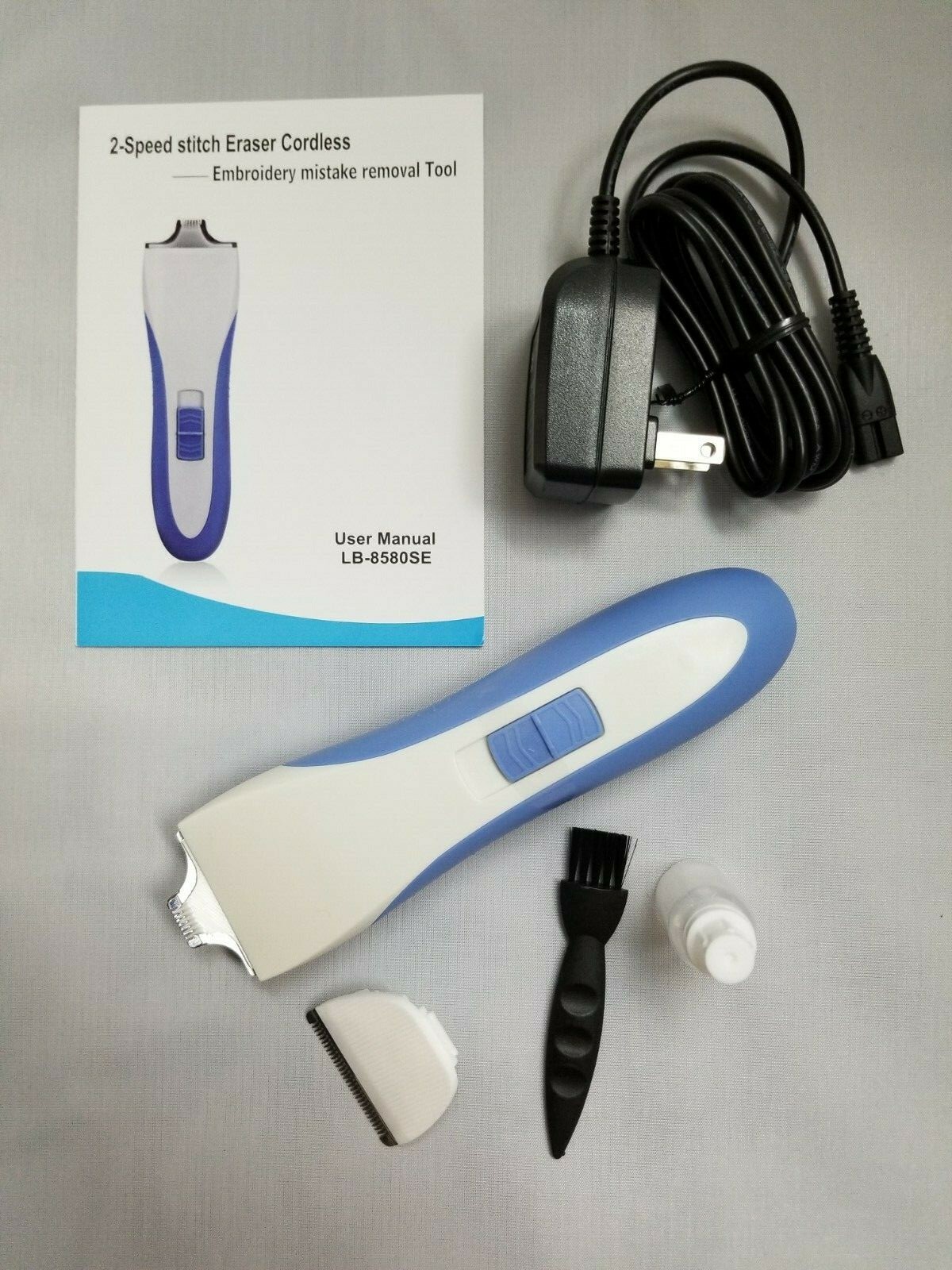 ON SALE Mary\'s Embroidery Thread Remover Cordless Model with 2 blades included