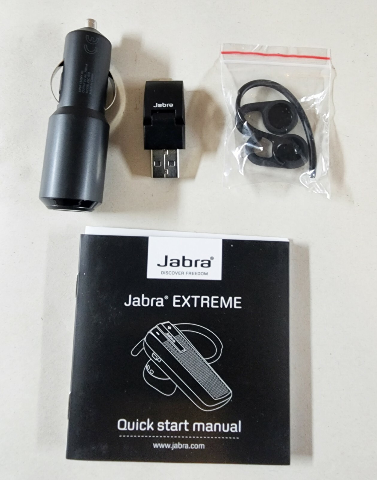 Jabra Extreme Headsets: USB Stick & Car Charger ONLY Jabra Extreme Headsets: USB Stick & Car Charger ONLY
