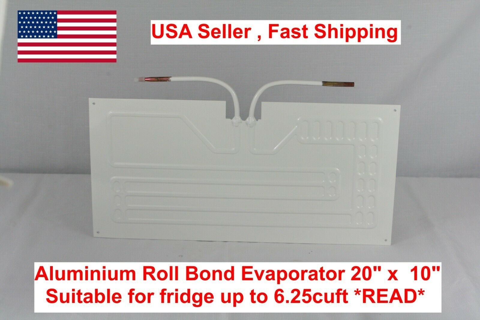 Fridge Freezer Roll Bond Aluminium Evaporator 20x10\