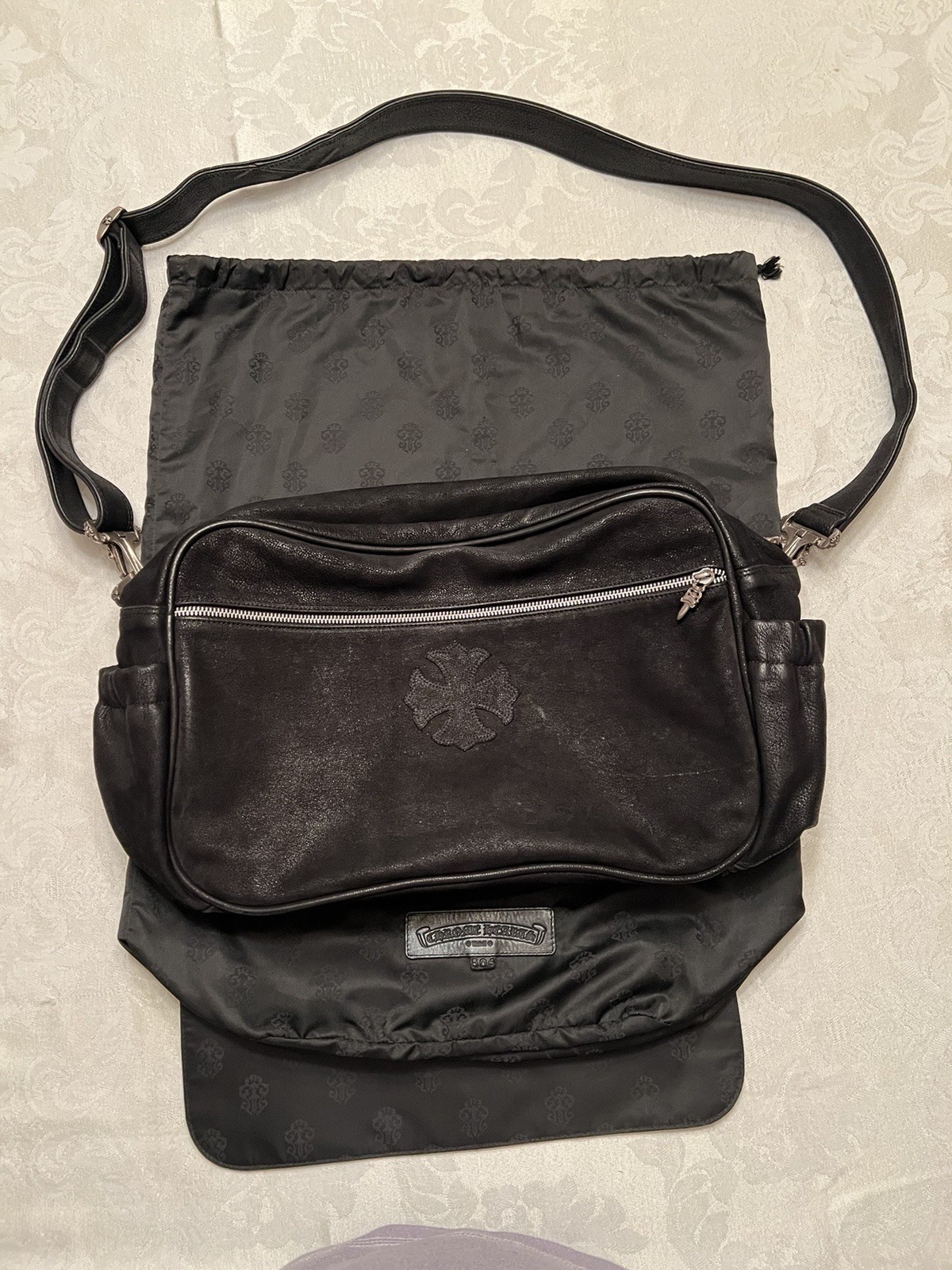 Chrome Hearts Black Leather \