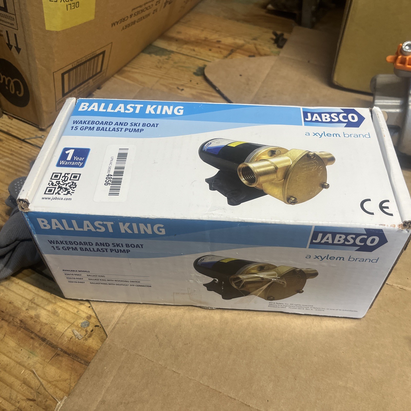 Jabsco 22610-9007 Ballast King 15 GPM Pump