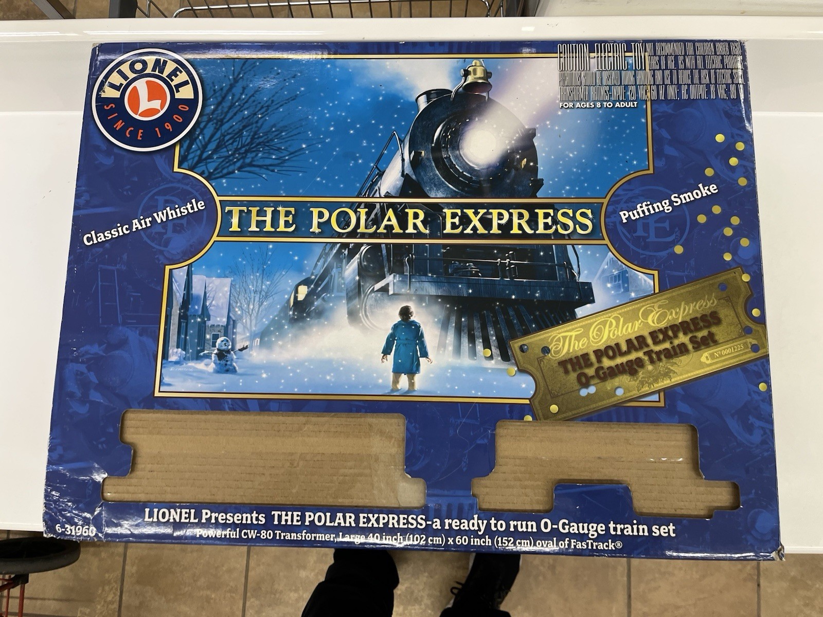 Lionel The Polar Express O Gauge Train Set Lights/Sound 6-31960 Lionel The Polar Express O Gauge Train Set Lights/Sound 6-31960