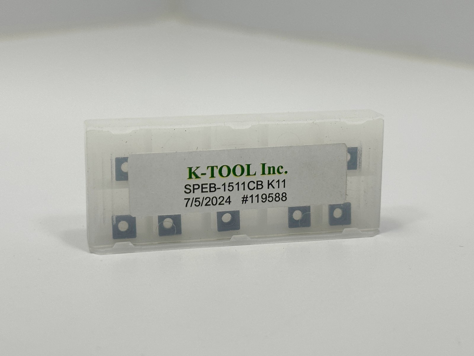K-TOOL SPEB-1511 CB | New Carbide Inserts | Grade K11 | 10pcs