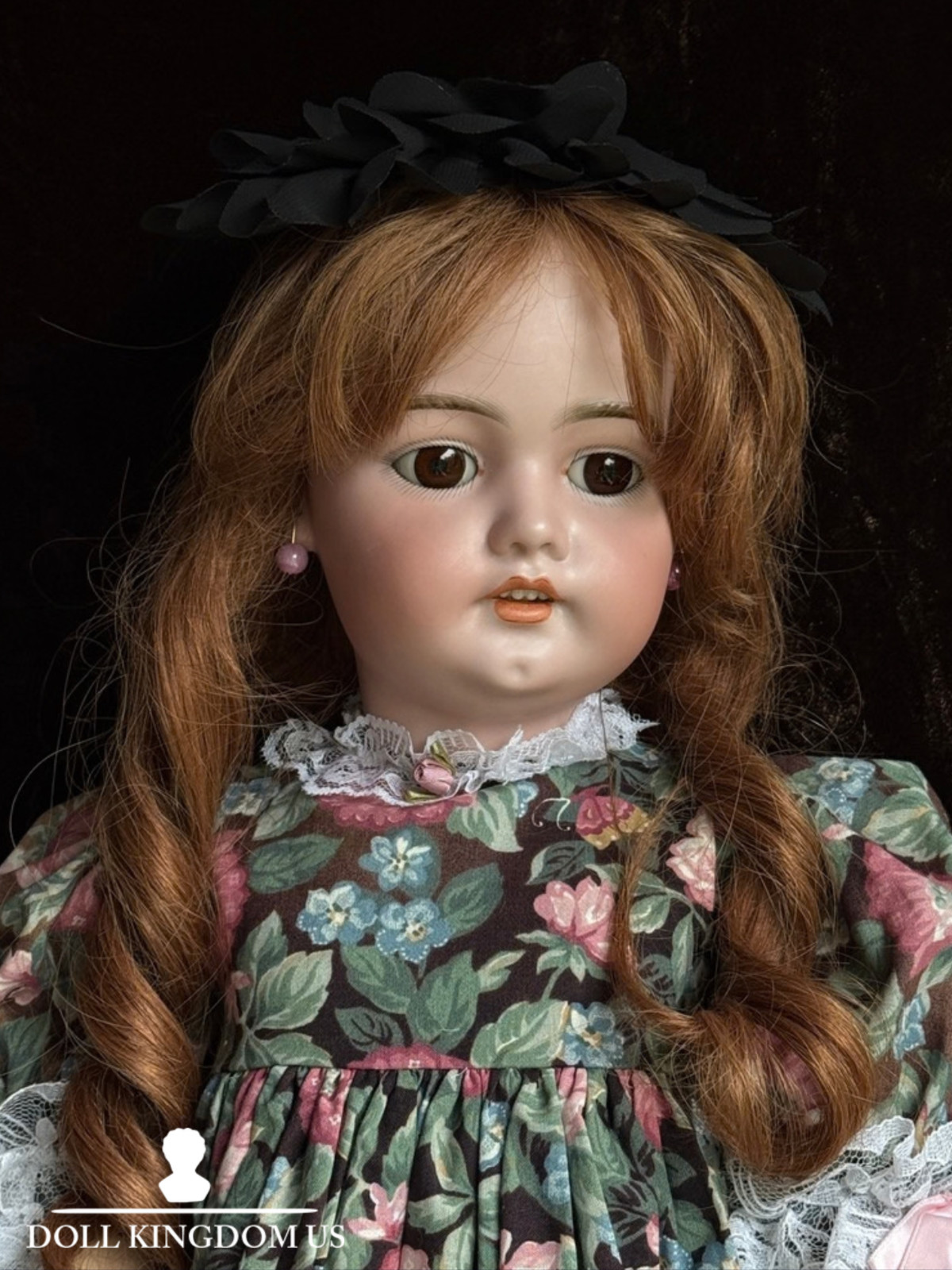 Large Antique German 27” Simon Halbig Dep 1079 Bisque Head Doll