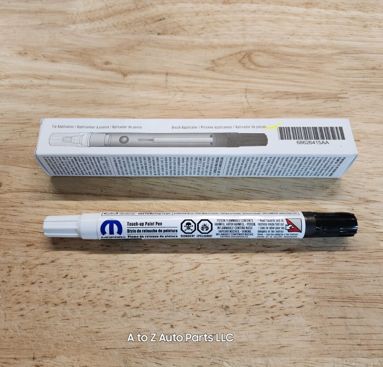 NEW Dodge, Chrysler, Jeep (PXJ) Diamond Black Crystal Touch Up Paint, OEM Mopar