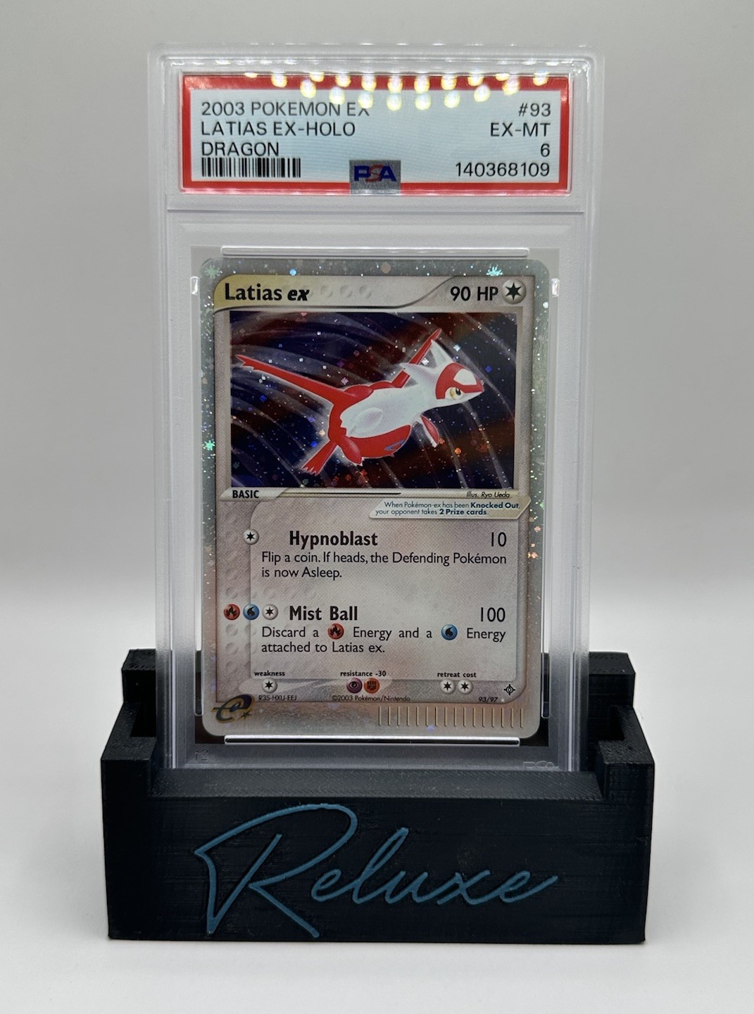 2003 POKEMON EX DRAGON #93 LATIAS EX-HOLO PSA 6 (Re-Grade This Card*) 2003 POKEMON EX DRAGON #93 LATIAS EX-HOLO PSA 6 (Re-Grade This Card*)